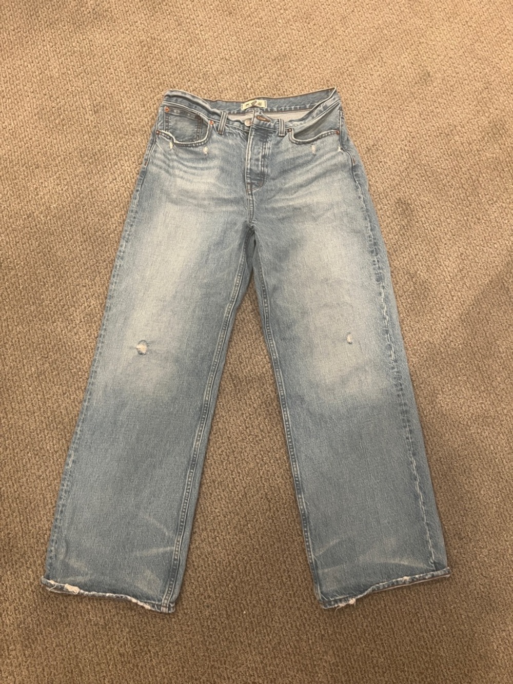 Madewell Light Blue Wide Leg sz 27 Jeans